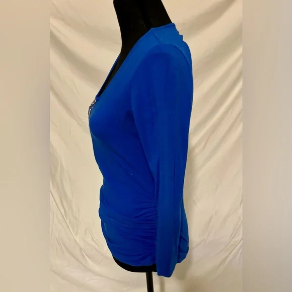 Michael Kors S shirt with silver zipper detail - Picture 3 of 5